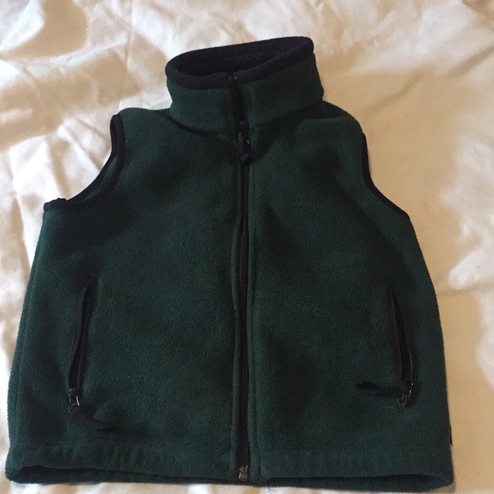 Rugged Bear Hunter Green polartec vest